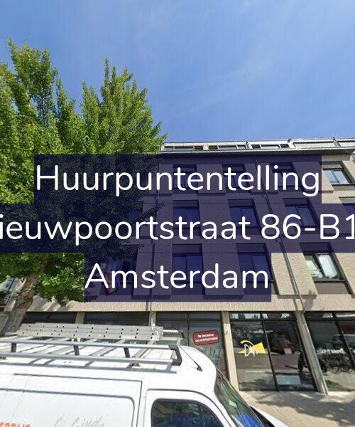 Foto gevel Huurpuntentelling voor Nieuwpoortstraat 86-B17, Amsterdam