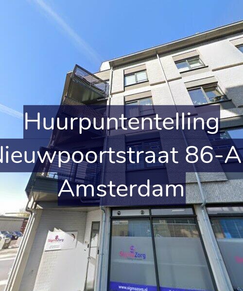 Foto gevel Huurpuntentelling voor Nieuwpoortstraat 86-A7, Amsterdam