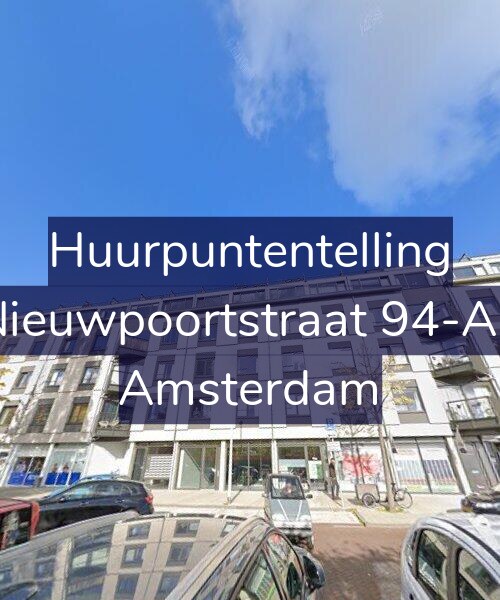 Foto gevel Huurpuntentelling voor Nieuwpoortstraat 94-A1, Amsterdam