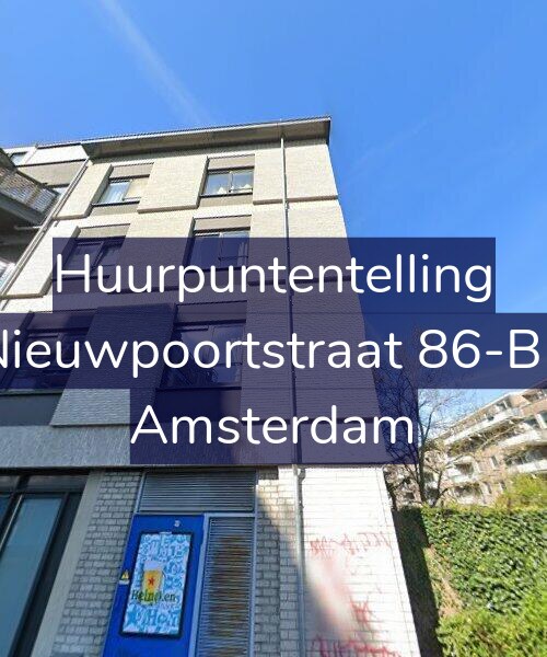 Foto gevel Huurpuntentelling voor Nieuwpoortstraat 86-B1, Amsterdam