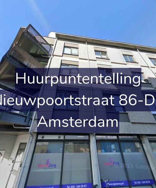 Foto gevel Huurpuntentelling voor Nieuwpoortstraat 86-D8, Amsterdam