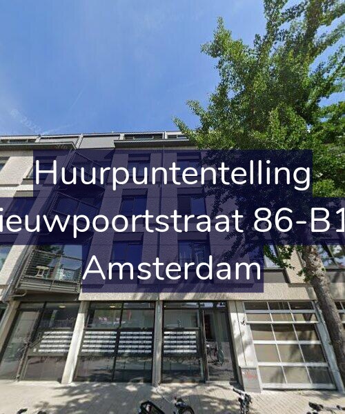 Foto gevel Huurpuntentelling voor Nieuwpoortstraat 86-B11, Amsterdam