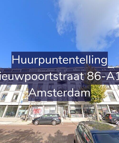 Foto gevel Huurpuntentelling voor Nieuwpoortstraat 86-A18, Amsterdam