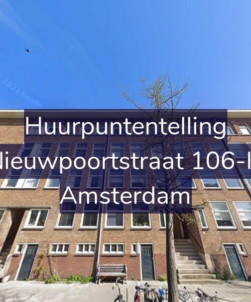 Foto gevel Huurpuntentelling voor Nieuwpoortstraat 106-H, Amsterdam