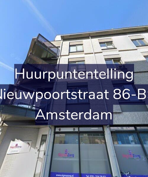 Foto gevel Huurpuntentelling voor Nieuwpoortstraat 86-B9, Amsterdam
