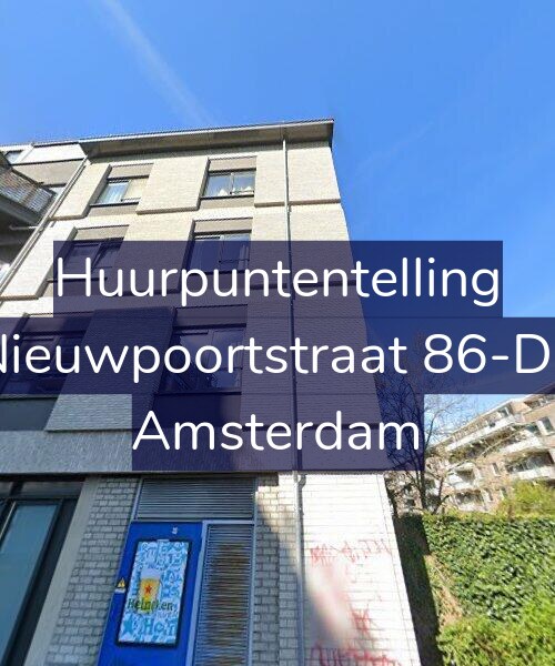 Foto gevel Huurpuntentelling voor Nieuwpoortstraat 86-D1, Amsterdam