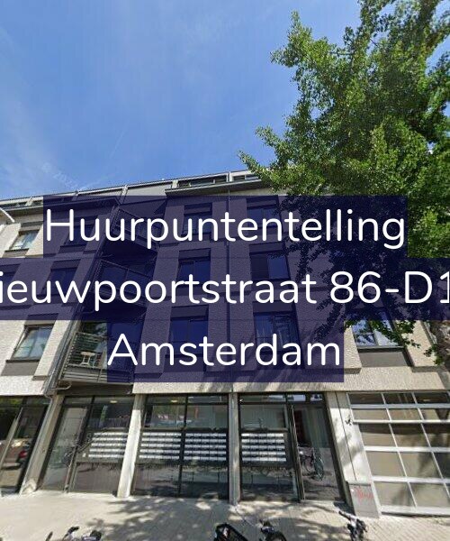 Foto gevel Huurpuntentelling voor Nieuwpoortstraat 86-D11, Amsterdam