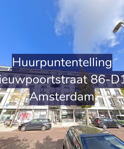 Foto gevel Huurpuntentelling voor Nieuwpoortstraat 86-D19, Amsterdam