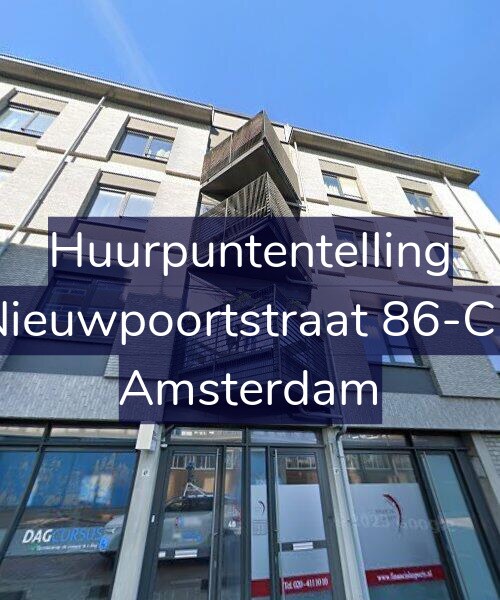 Foto gevel Huurpuntentelling voor Nieuwpoortstraat 86-C2, Amsterdam