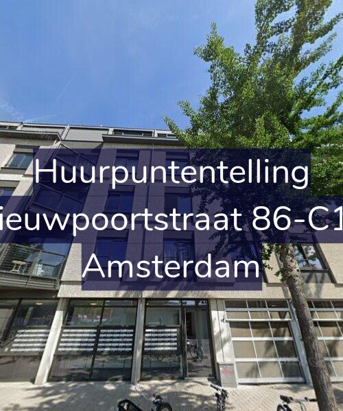 Foto gevel Huurpuntentelling voor Nieuwpoortstraat 86-C10, Amsterdam