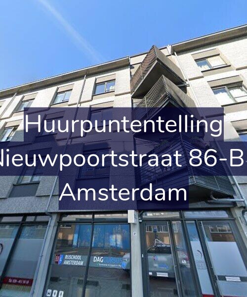 Foto gevel Huurpuntentelling voor Nieuwpoortstraat 86-B4, Amsterdam