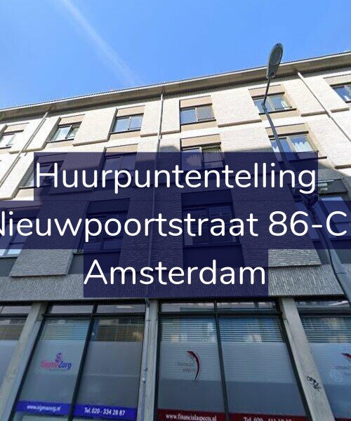 Foto gevel Huurpuntentelling voor Nieuwpoortstraat 86-C6, Amsterdam