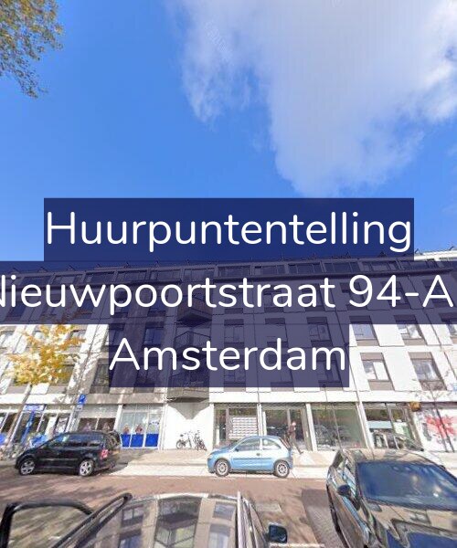 Foto gevel Huurpuntentelling voor Nieuwpoortstraat 94-A3, Amsterdam