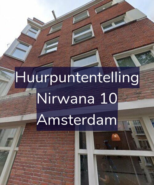 Foto gevel Huurpuntentelling voor Nirwana 10, Amsterdam