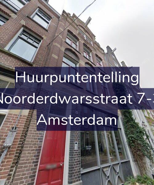 Foto gevel Huurpuntentelling voor Noorderdwarsstraat 7-3, Amsterdam