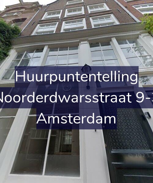 Foto gevel Huurpuntentelling voor Noorderdwarsstraat 9-3, Amsterdam