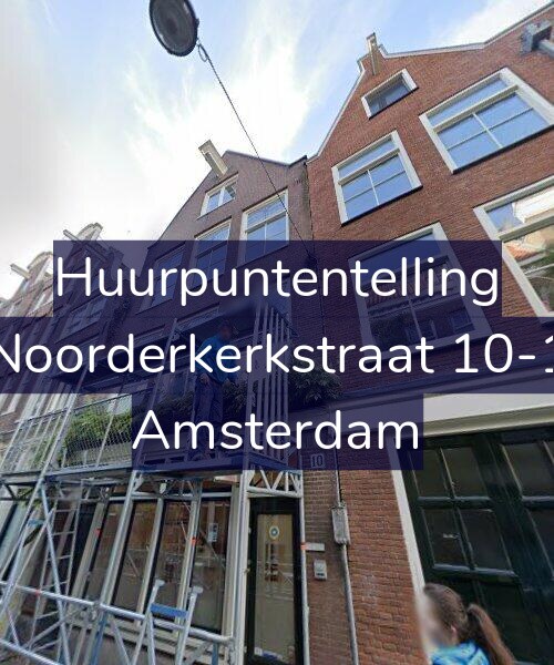 Foto gevel Huurpuntentelling voor Noorderkerkstraat 10-1, Amsterdam