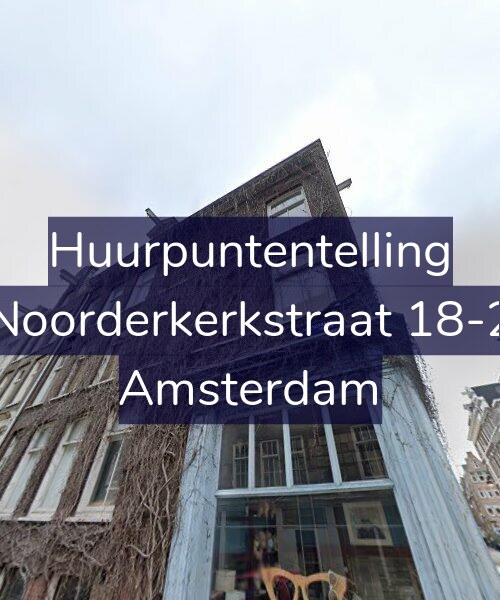 Foto gevel Huurpuntentelling voor Noorderkerkstraat 18-2, Amsterdam