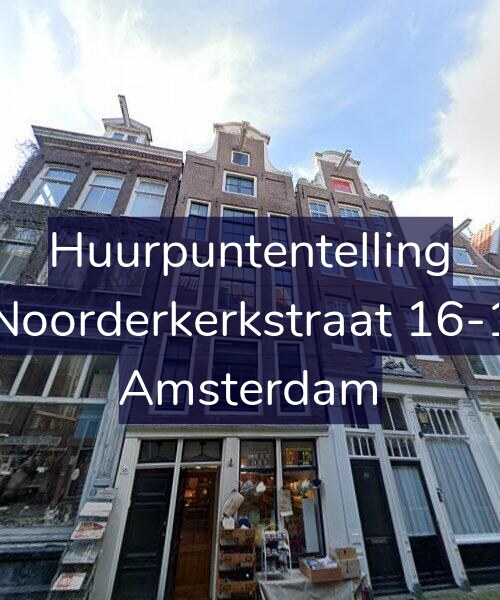 Foto gevel Huurpuntentelling voor Noorderkerkstraat 16-1, Amsterdam