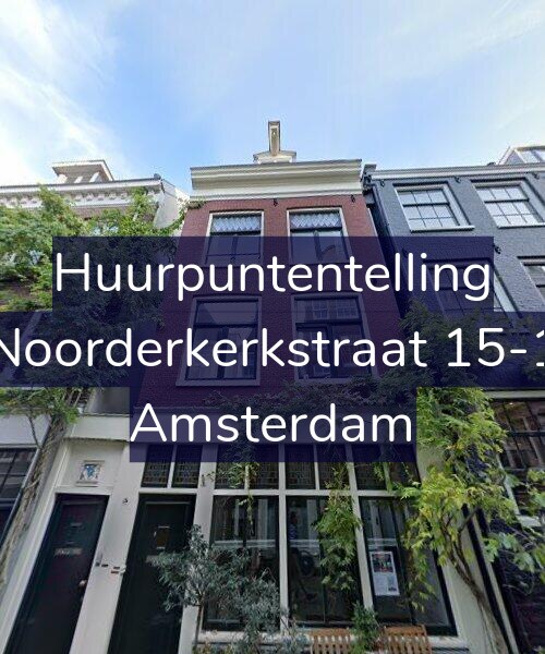 Foto gevel Huurpuntentelling voor Noorderkerkstraat 15-1, Amsterdam