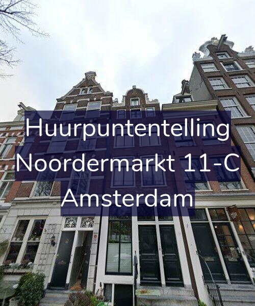 Foto gevel Huurpuntentelling voor Noordermarkt 11-C, Amsterdam