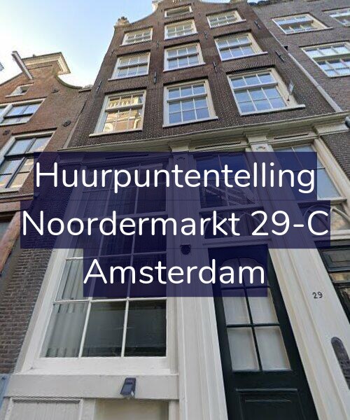 Foto gevel Huurpuntentelling voor Noordermarkt 29-C, Amsterdam