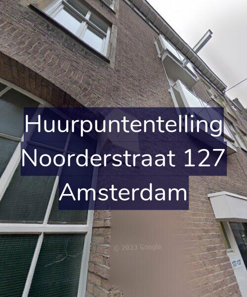 Foto gevel Huurpuntentelling voor Noorderstraat 127, Amsterdam