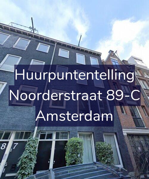 Foto gevel Huurpuntentelling voor Noorderstraat 89-C, Amsterdam