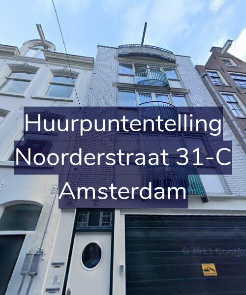 Foto gevel Huurpuntentelling voor Noorderstraat 31-C, Amsterdam