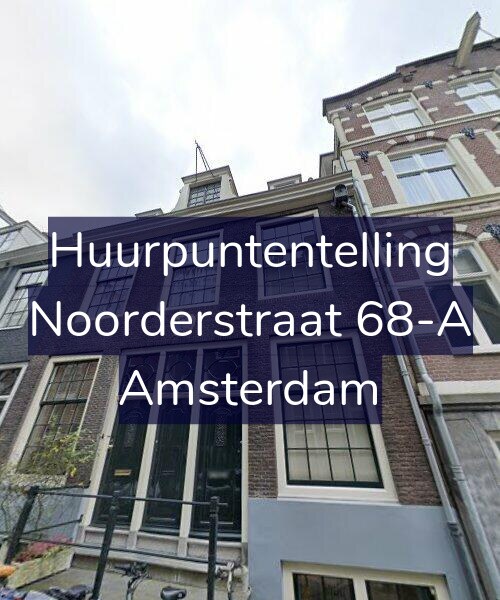 Foto gevel Huurpuntentelling voor Noorderstraat 68-A, Amsterdam