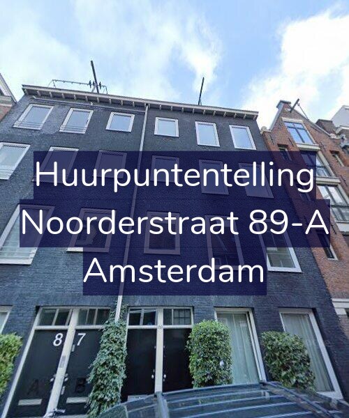 Foto gevel Huurpuntentelling voor Noorderstraat 89-A, Amsterdam