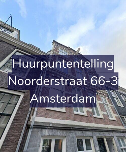 Foto gevel Huurpuntentelling voor Noorderstraat 66-3, Amsterdam