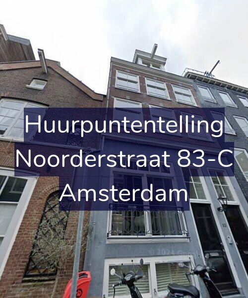 Foto gevel Huurpuntentelling voor Noorderstraat 83-C, Amsterdam