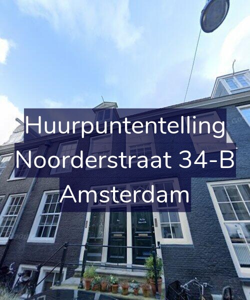 Foto gevel Huurpuntentelling voor Noorderstraat 34-B, Amsterdam
