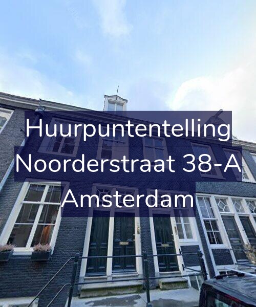 Foto gevel Huurpuntentelling voor Noorderstraat 38-A, Amsterdam