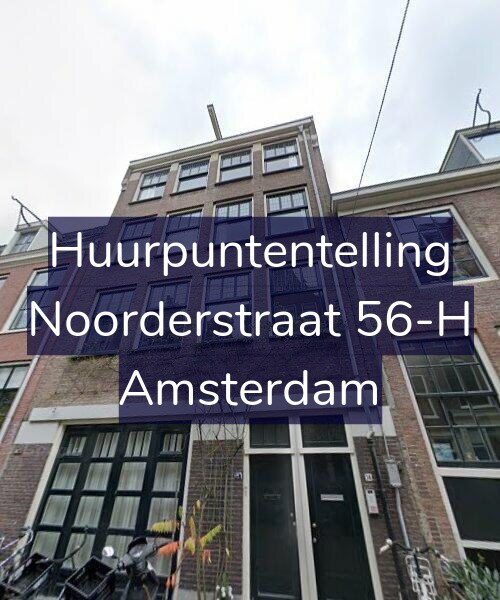 Foto gevel Huurpuntentelling voor Noorderstraat 56-H, Amsterdam