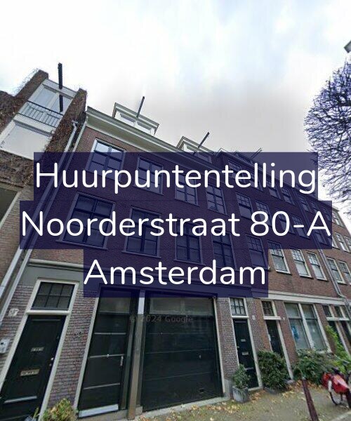 Foto gevel Huurpuntentelling voor Noorderstraat 80-A, Amsterdam
