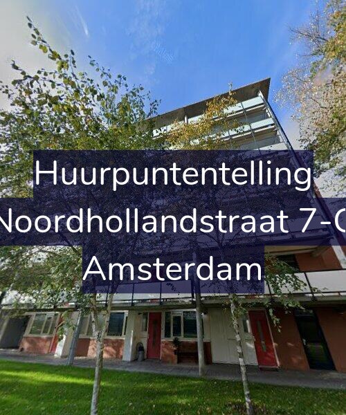 Foto gevel Huurpuntentelling voor Noordhollandstraat 7-G, Amsterdam
