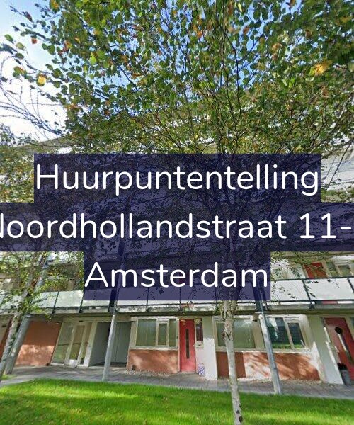 Foto gevel Huurpuntentelling voor Noordhollandstraat 11-E, Amsterdam