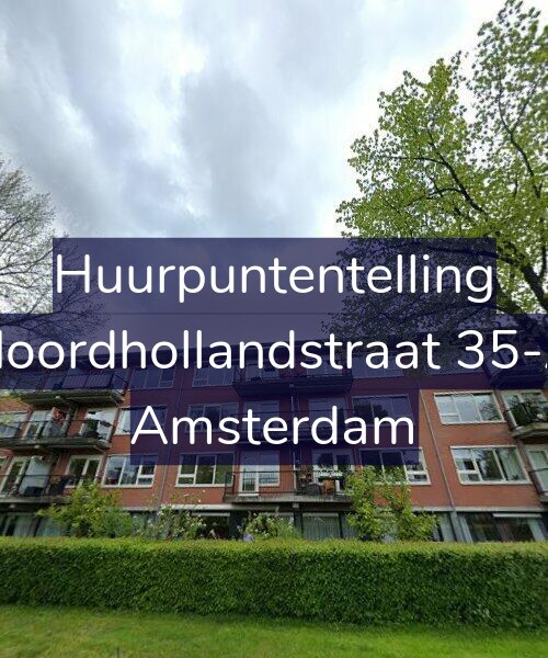 Foto gevel Huurpuntentelling voor Noordhollandstraat 35-A, Amsterdam