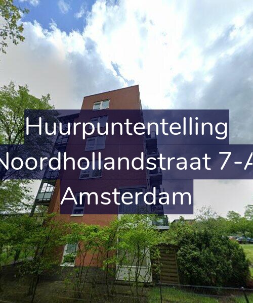 Foto gevel Huurpuntentelling voor Noordhollandstraat 7-A, Amsterdam