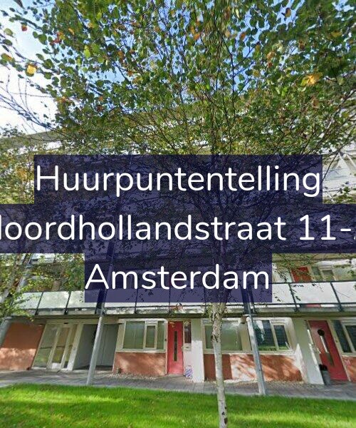 Foto gevel Huurpuntentelling voor Noordhollandstraat 11-A, Amsterdam