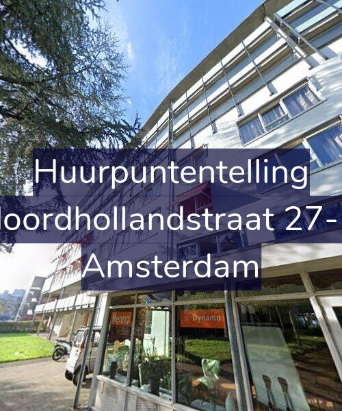 Foto gevel Huurpuntentelling voor Noordhollandstraat 27-D, Amsterdam