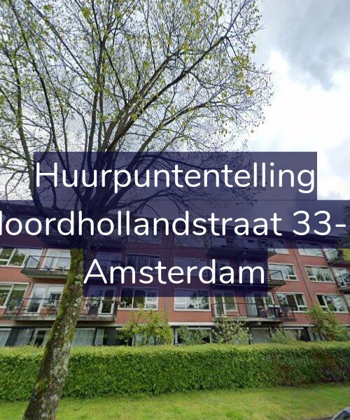 Foto gevel Huurpuntentelling voor Noordhollandstraat 33-B, Amsterdam