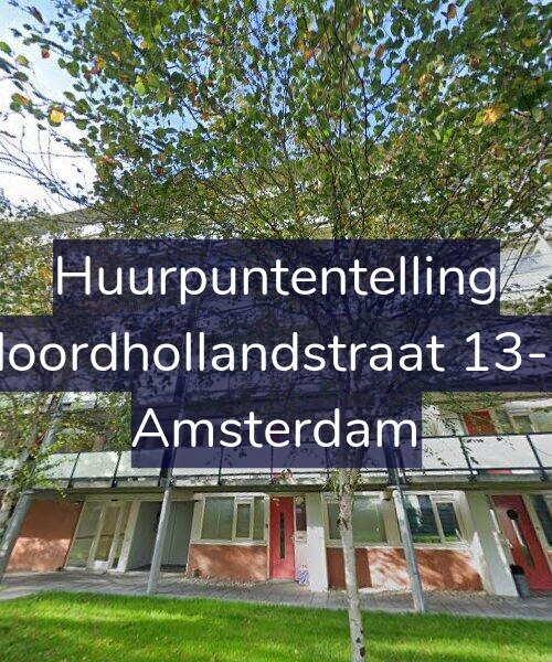 Foto gevel Huurpuntentelling voor Noordhollandstraat 13-B, Amsterdam