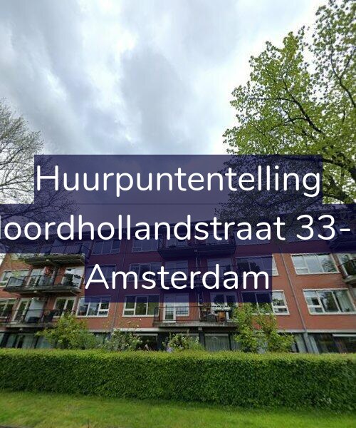 Foto gevel Huurpuntentelling voor Noordhollandstraat 33-D, Amsterdam