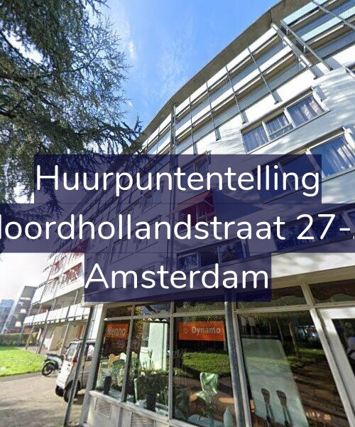 Foto gevel Huurpuntentelling voor Noordhollandstraat 27-A, Amsterdam