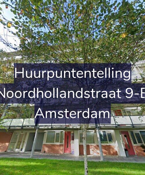 Foto gevel Huurpuntentelling voor Noordhollandstraat 9-B, Amsterdam