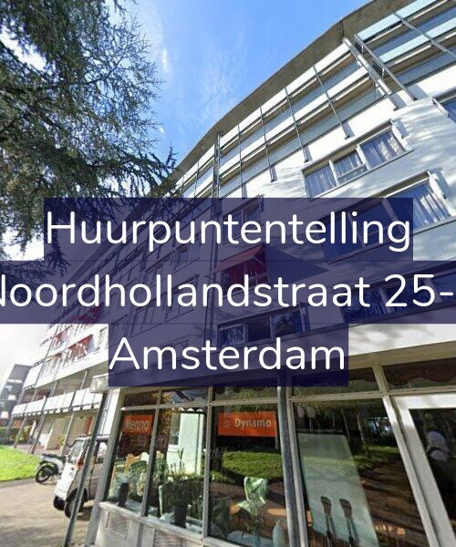 Foto gevel Huurpuntentelling voor Noordhollandstraat 25-F, Amsterdam