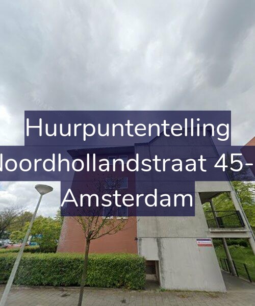 Foto gevel Huurpuntentelling voor Noordhollandstraat 45-E, Amsterdam